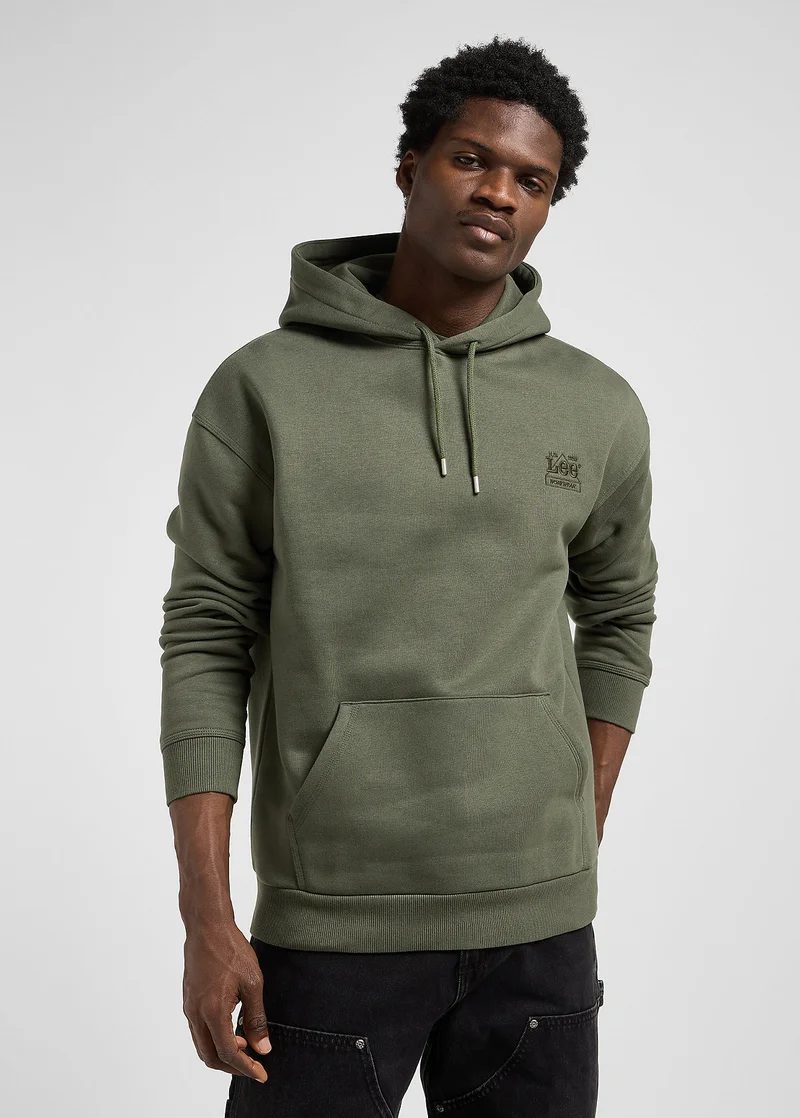 Lee Workwear Hoodie Oak Moss