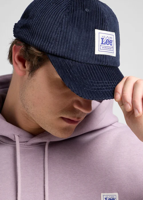 Lee Cord Workwear Cap Rivet Navy