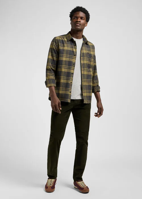 Lee Regular Leesure Shirt Moss Garden Jaspe Check