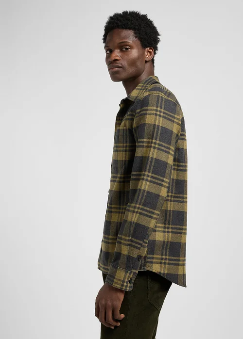 Lee Regular Leesure Shirt Moss Garden Jaspe Check