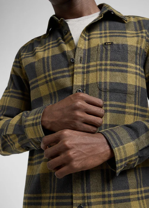 Lee Regular Leesure Shirt Moss Garden Jaspe Check