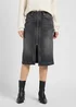 Lee Moto Skirt Charred Black