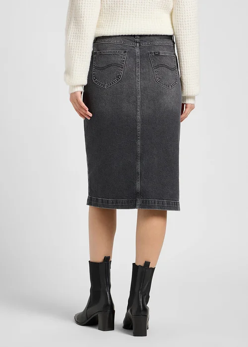 Lee Moto Skirt Charred Black