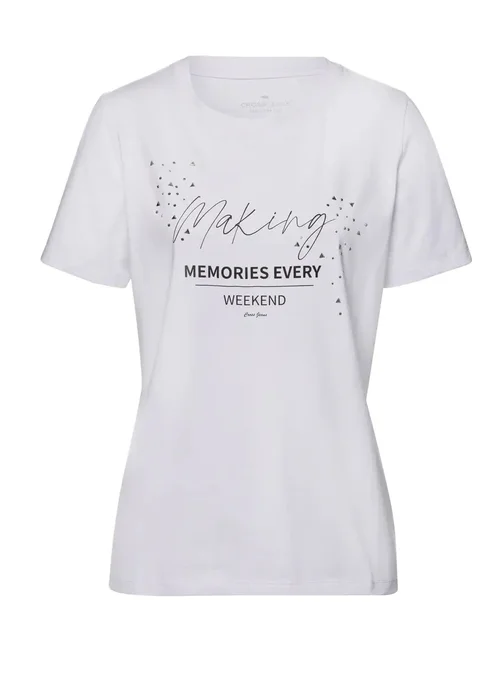 Biaa Koszulka Cross Jeans Z Napisem