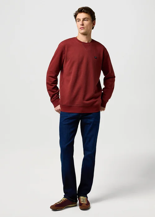 Wrangler Regular Sign Off Tee Fired Brick