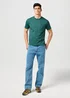 Wrangler Regular Sign Off Tee Bistro Green