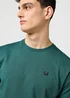 Wrangler Regular Sign Off Tee Bistro Green