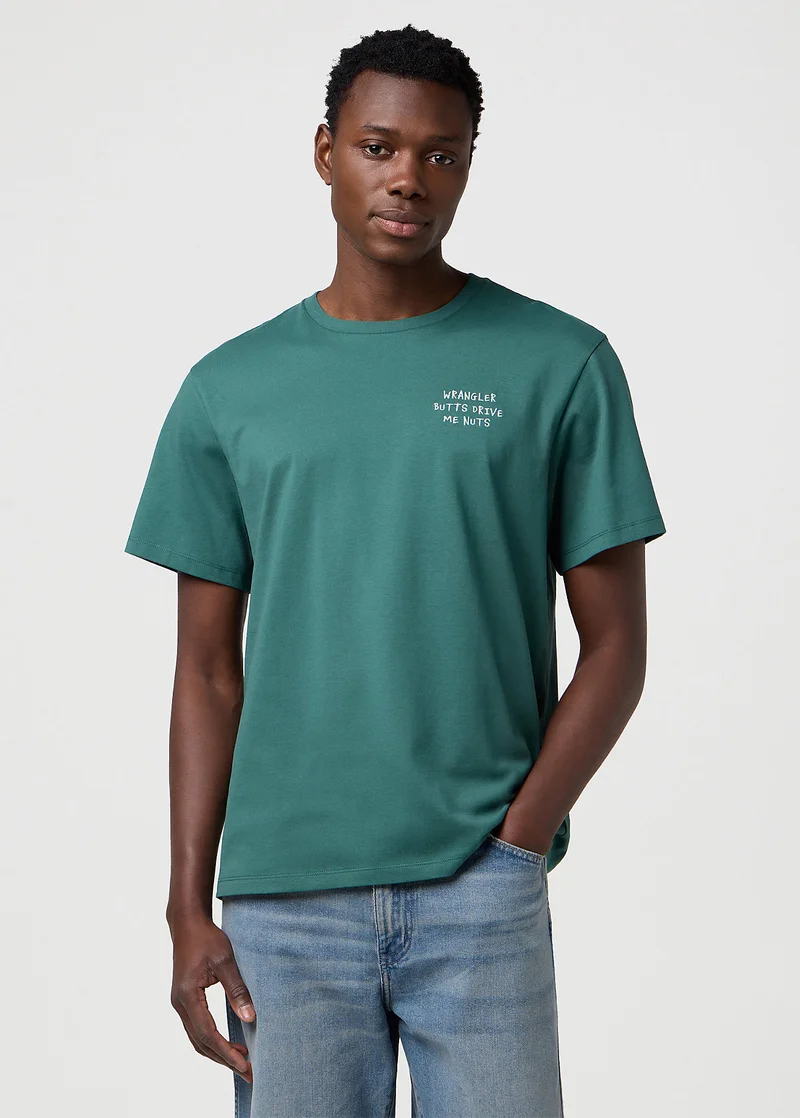 Wrangler Embroidery Tee Wrangler Butts Drive Me Nuts