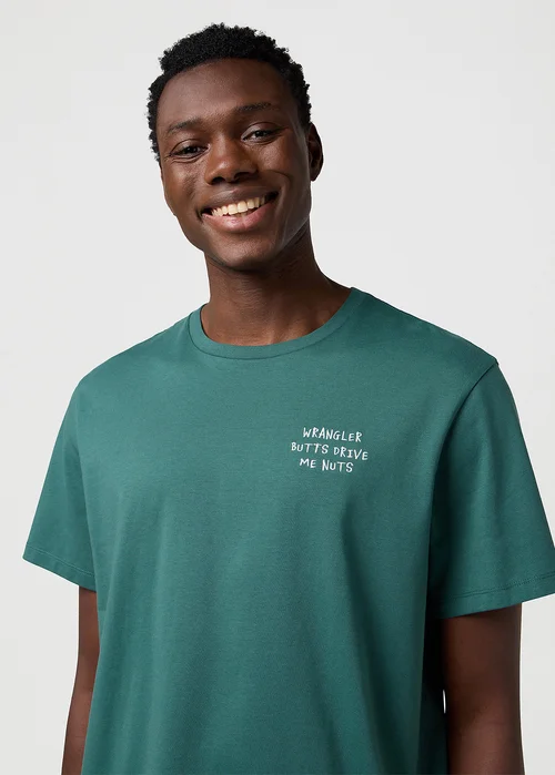 Wrangler Embroidery Tee Wrangler Butts Drive Me Nuts