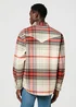 Wrangler Loose Western Shirt Birch Check