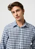 Wrangler One Pocket Shirt Cerulean Check