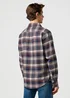 Wrangler Brushed One Pocket Shirt Navy Birch
