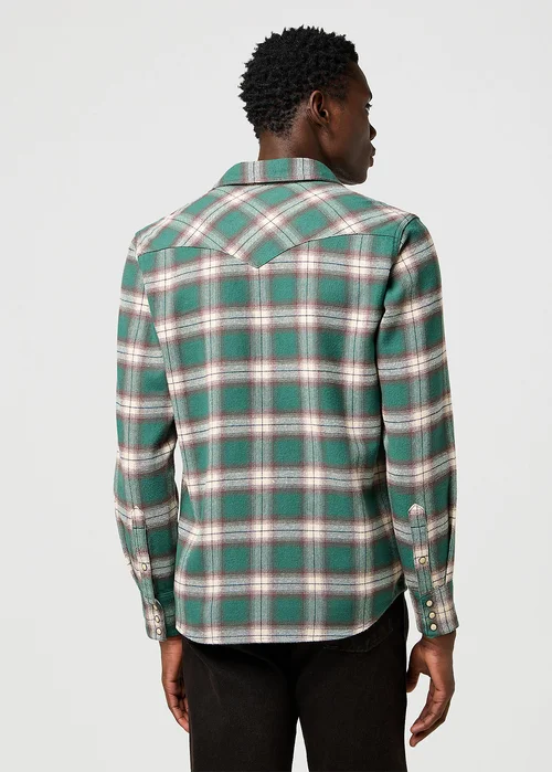 Wrangler Western Shirt Bistro Green Check