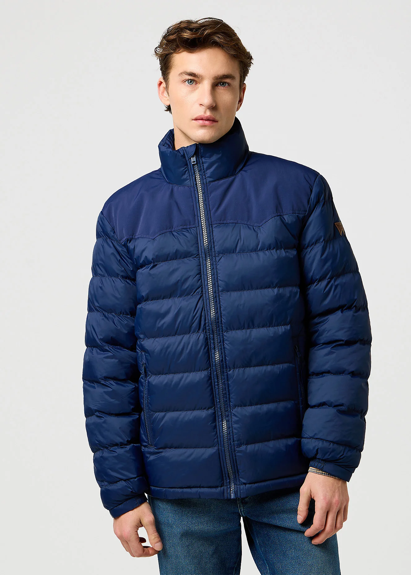Wrangler Packable Puffer Jacket Navy