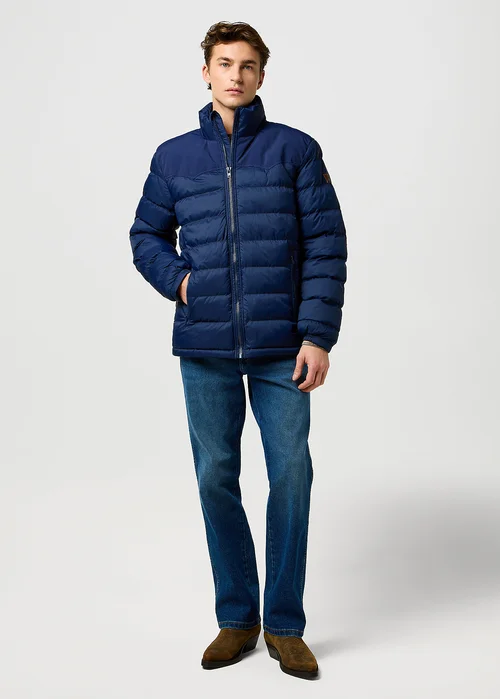 Wrangler Packable Puffer Jacket Navy