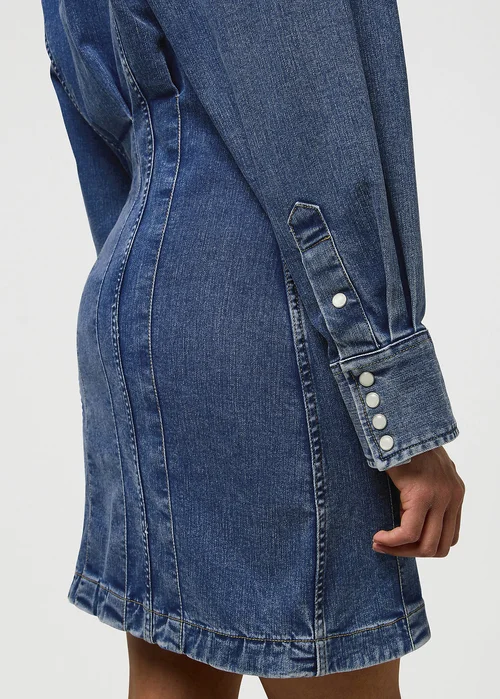 Wrangler Slim Darted Skirt Dress Saphire Trace