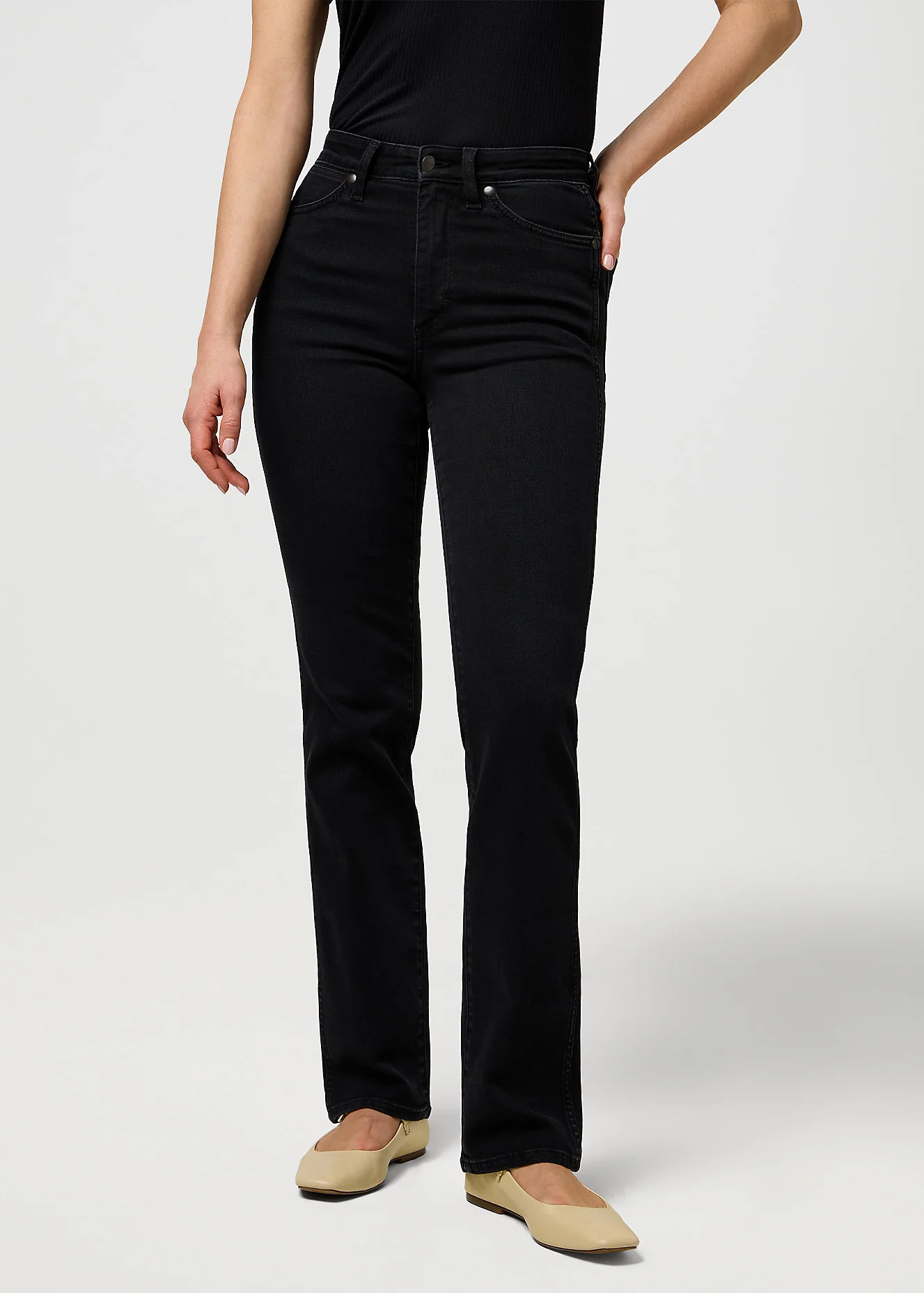 Wrangler Straight Nebula Black