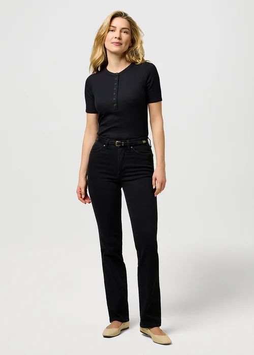 Wrangler Straight Nebula Black