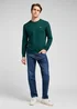 Lee Patch Crew Sweatshirt Jade Forest