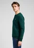 Lee Patch Crew Sweatshirt Jade Forest
