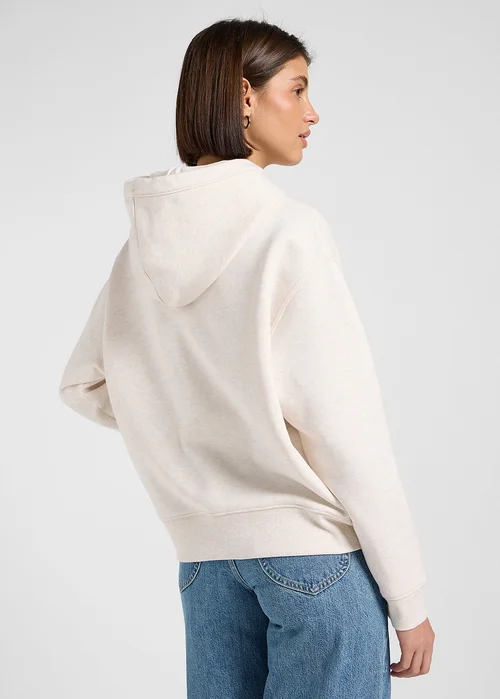 Lee Relaxed Essemtiale Hoodie Ecru Heather