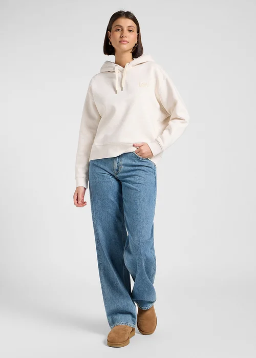 Lee Relaxed Essemtiale Hoodie Ecru Heather