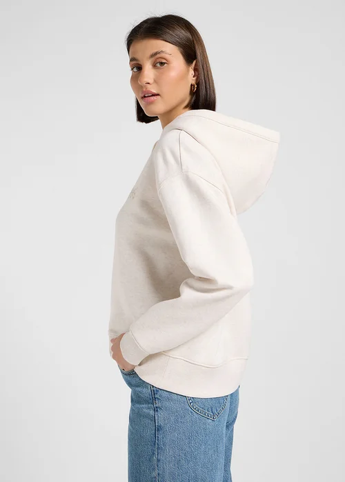 Lee Relaxed Essemtiale Hoodie Ecru Heather