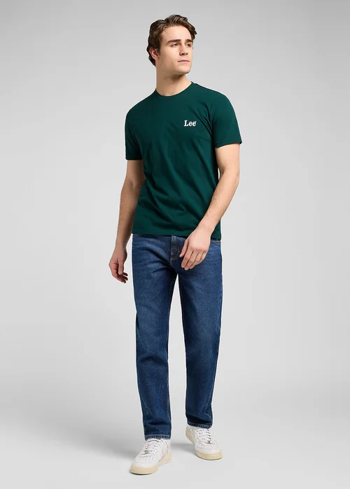 Lee Short Sleeve Tee Small Logo Tee Jade Forest