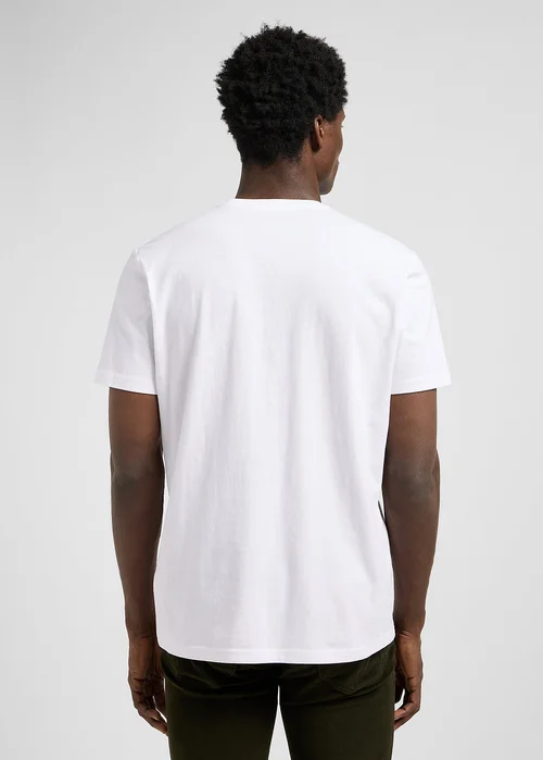 Lee Small Logo Tee Bright White