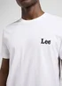 Lee Small Logo Tee Bright White