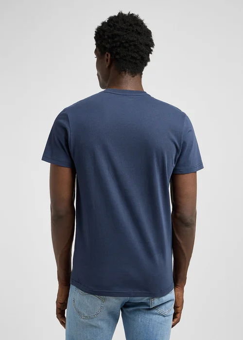 Lee Twin Pack Crew Tees Jade Forest Mood Indigo