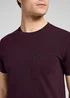 Lee Ultimate Pocket Tee Wine