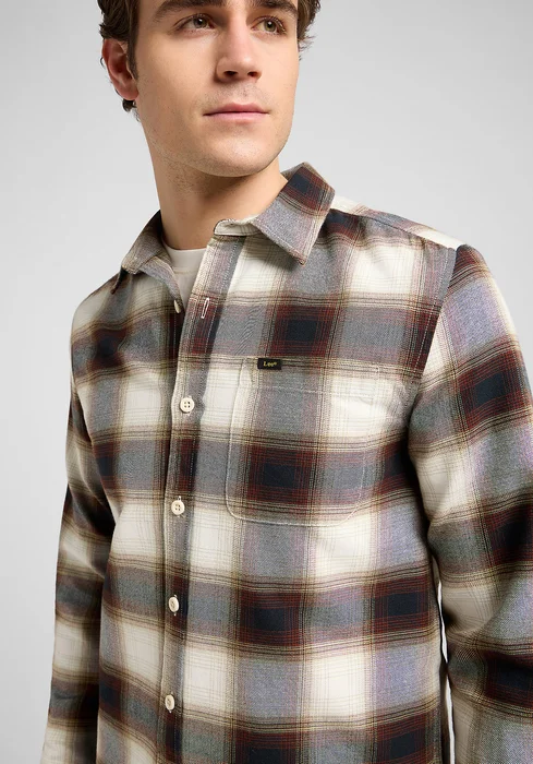 Lee Leesure Shirt Brentwood Plaid Check