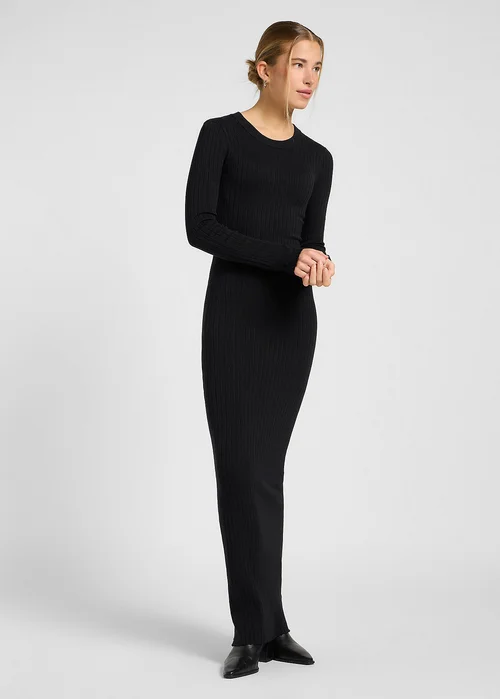 Lee Crew Neck Maxi Dress Unionall Black