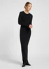 Lee Crew Neck Maxi Dress Unionall Black