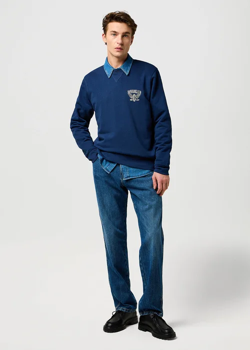Wrangler Regular Americana Crew Navy