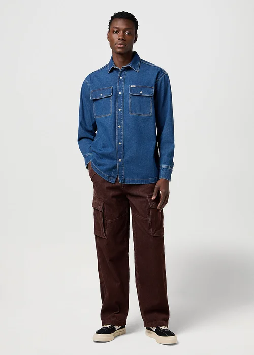 Wrangler Overshirt Retro Blue