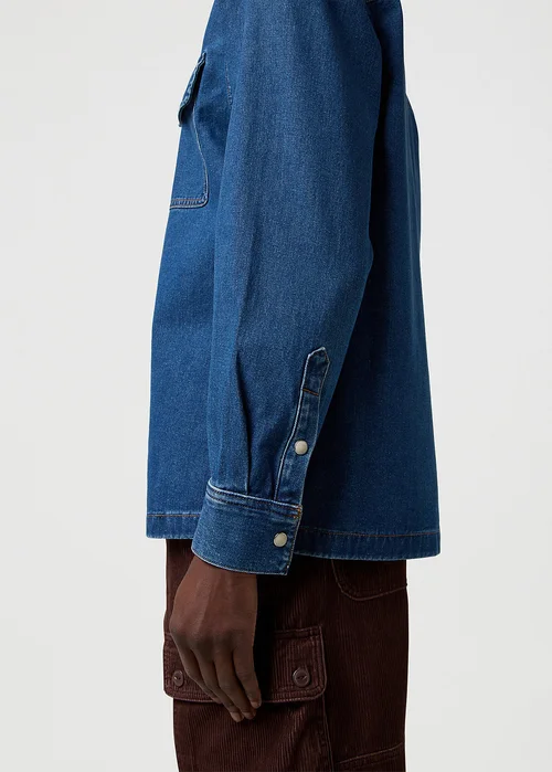 Wrangler Overshirt Retro Blue