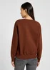 Lee Raglan Crew Sweatshirt Luxe Brown
