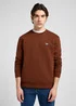 Lee Patch Crew Sweatshirt Luxe Brown