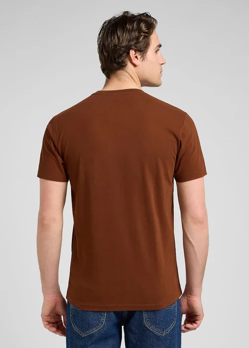 Lee Short Sleeve Logo Tee Luxe Brown