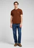 Lee Short Sleeve Logo Tee Luxe Brown