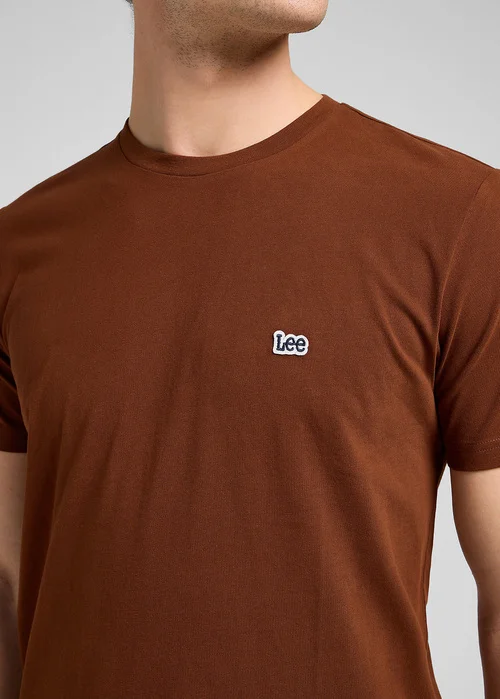 Lee Short Sleeve Logo Tee Luxe Brown