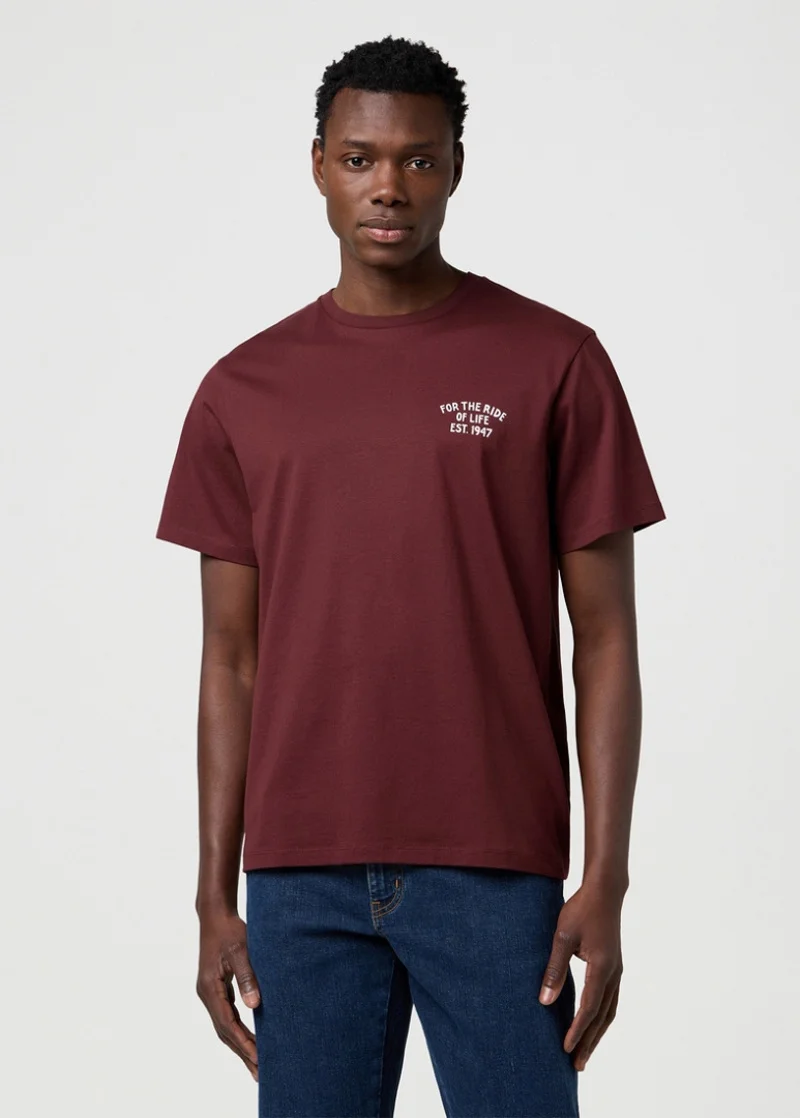 Wrangler Graphic Tee Decadent Chocolate