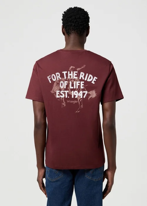 Wrangler Graphic Tee Decadent Chocolate