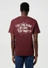 Wrangler Graphic Tee Decadent Chocolate