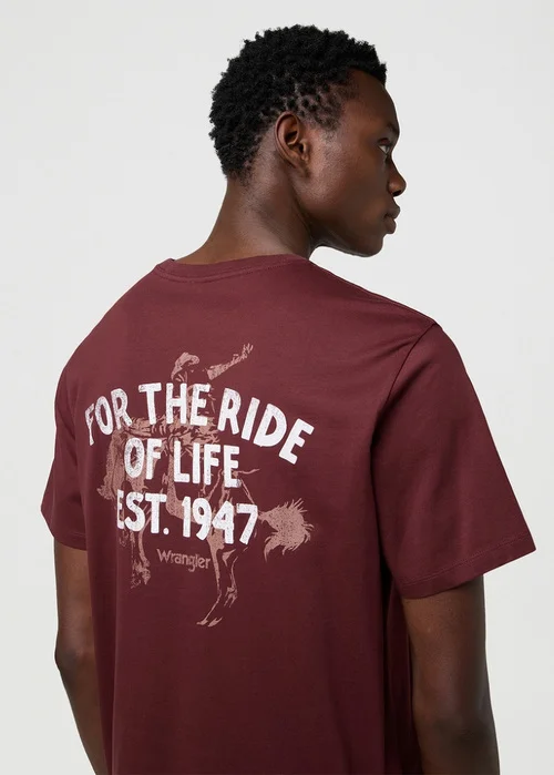 Wrangler Graphic Tee Decadent Chocolate