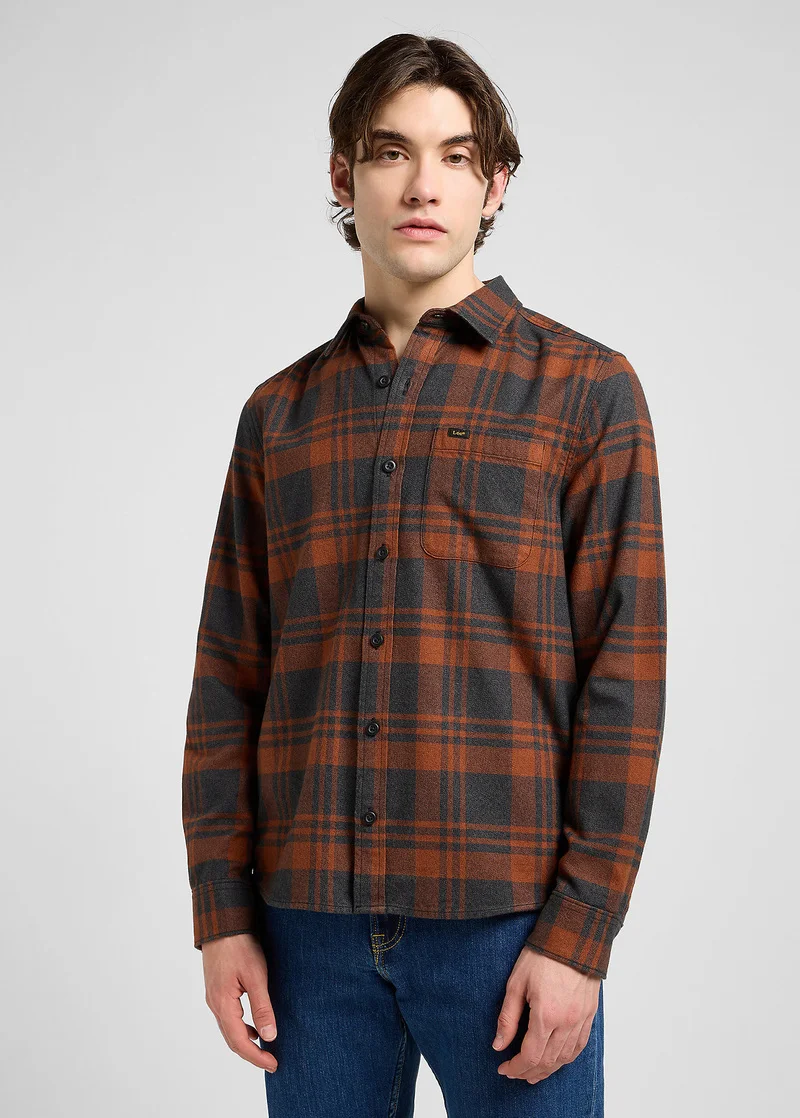 Lee Leesure Shirt Copper Fields Check