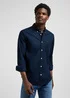 Lee Button Down Shirt Rivet Navy