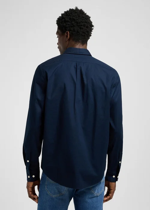 Lee Button Down Shirt Rivet Navy